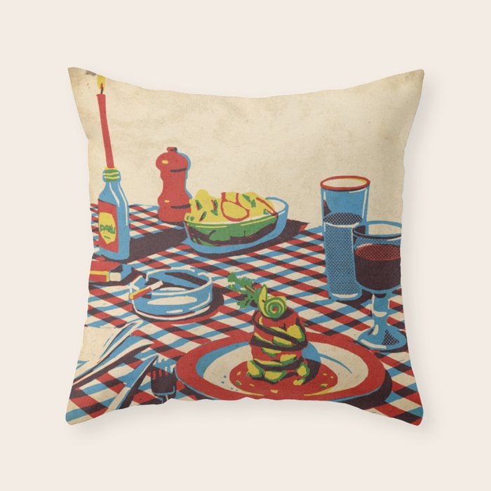 Wine and Pasta Throw Pillow Gallery Image 6