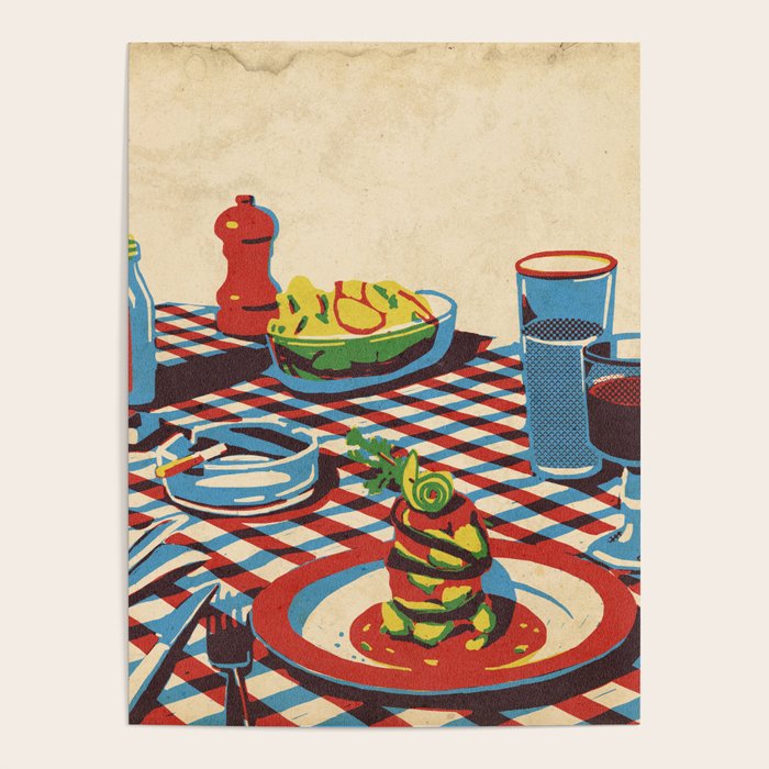 Wine and Pasta Poster Gallery Image 1