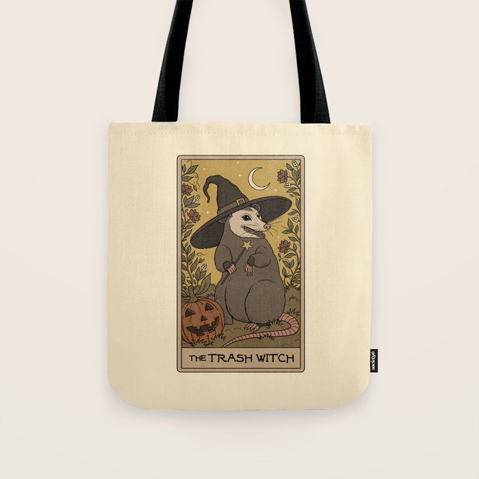 The Trash Witch - Possum Tarot Tote Bag Gallery Image 1