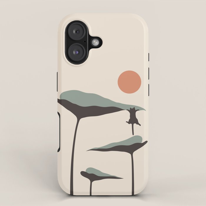 Cat and Plant 30 iPhone Case Gallery Image 1