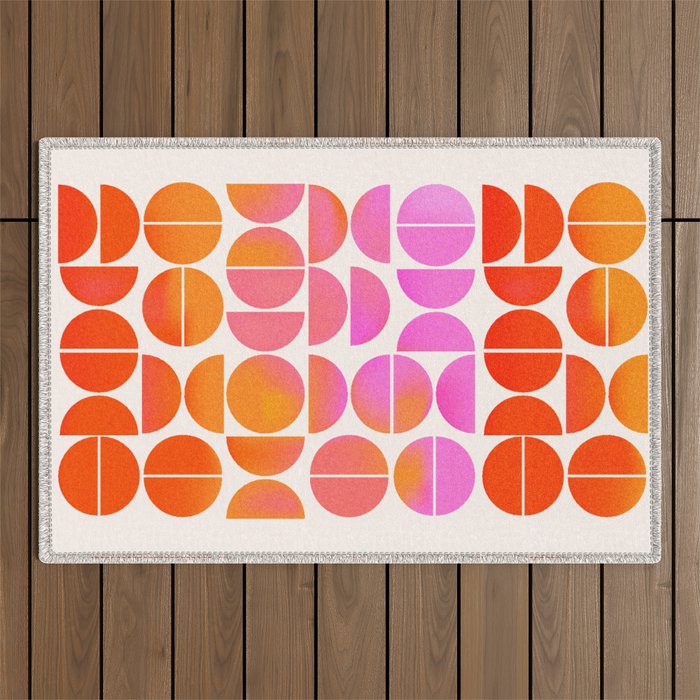Playful, Vivid Abstract Outdoor Rug Gallery Image 1