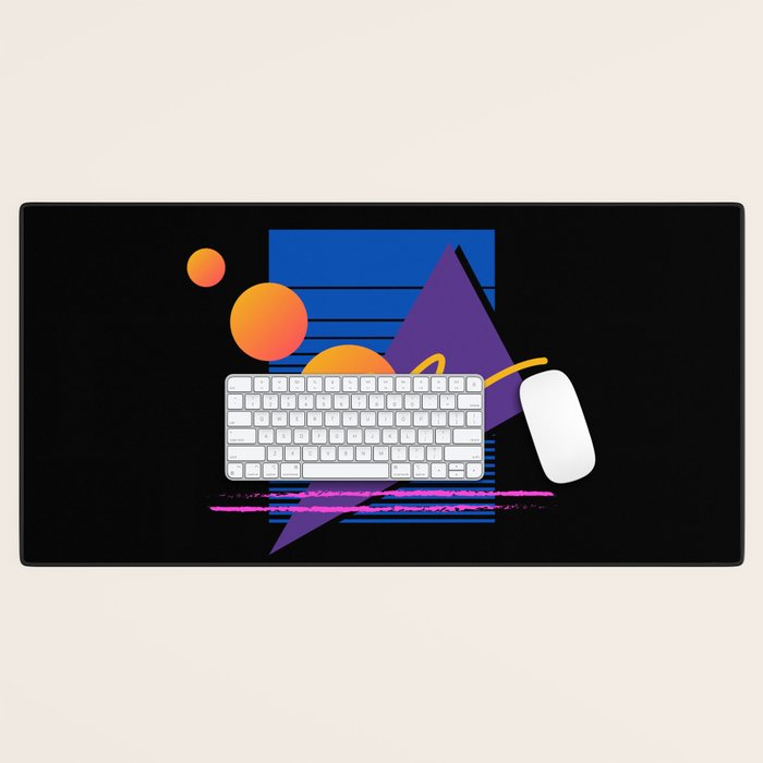 Memphis pattern 112 - 80s / 90s Retro Desk Mat Gallery Image 1