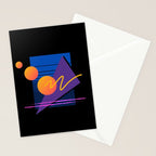 Memphis pattern 112 - 80s / 90s Retro Stationery Card Gallery Image 2