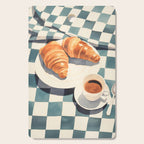 Morning Croissants and Coffee Bliss Cutting Board Gallery Image 1