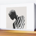 Zebra Wall Mural Gallery Image 2