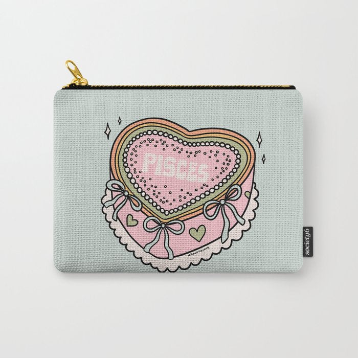 Pisces Heart Cake Carry All Pouch Gallery Image 1