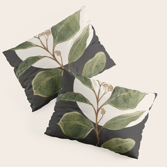 Beautiful Plant Leaves 1 Pillow Sham Gallery Image 1