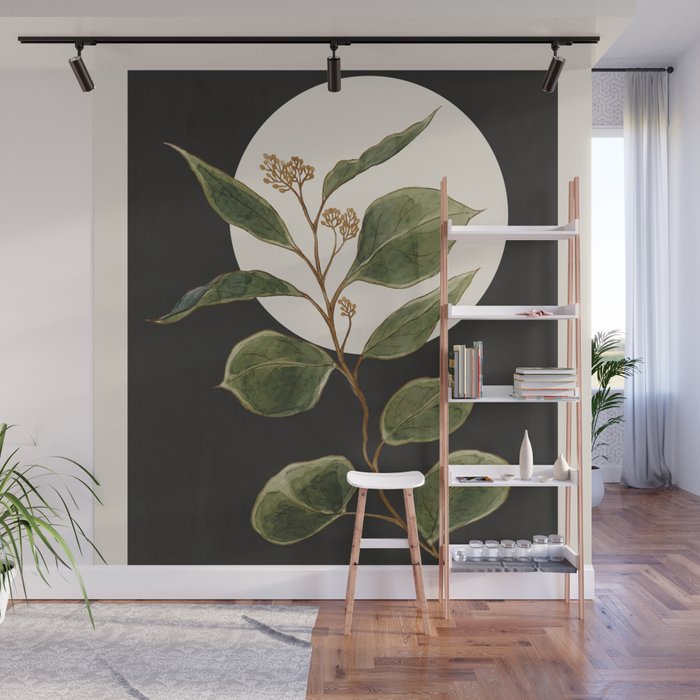 Beautiful Plant Leaves 1 Wall Mural Gallery Image 1