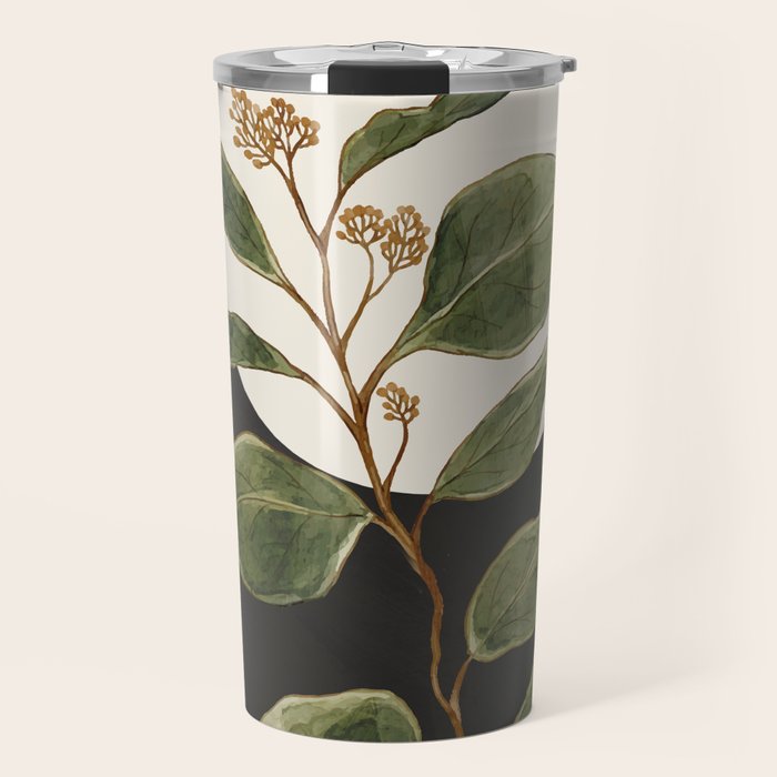 Beautiful Plant Leaves 1 Travel Mug Gallery Image 1