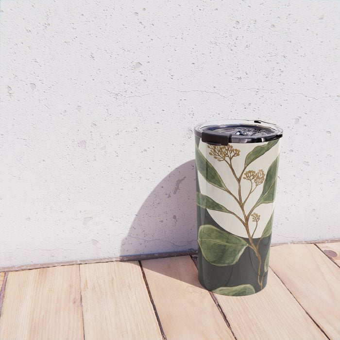Beautiful Plant Leaves 1 Travel Mug Gallery Image 4
