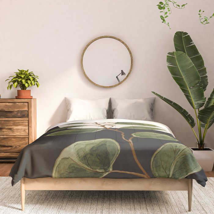 Beautiful Plant Leaves 1 Comforter Gallery Image 3