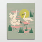 Cranes Wading At Sunset (Sage) Notebook Gallery Image 4
