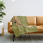 Whimsy Leopard Throw Blanket Gallery Image 1
