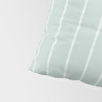 Modern Boho Serenity Stripes Soft Blue Pillow Sham Gallery Image 4
