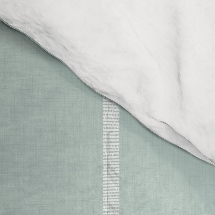 Modern Boho Serenity Stripes Soft Blue Comforter Gallery Image 4