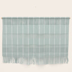 Modern Boho Serenity Stripes Soft Blue Wall Hanging Gallery Image 1