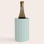 Modern Boho Serenity Stripes Soft Blue Wine Chiller Gallery Image 2