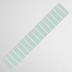 Modern Boho Serenity Stripes Soft Blue Table Runner Gallery Image 3