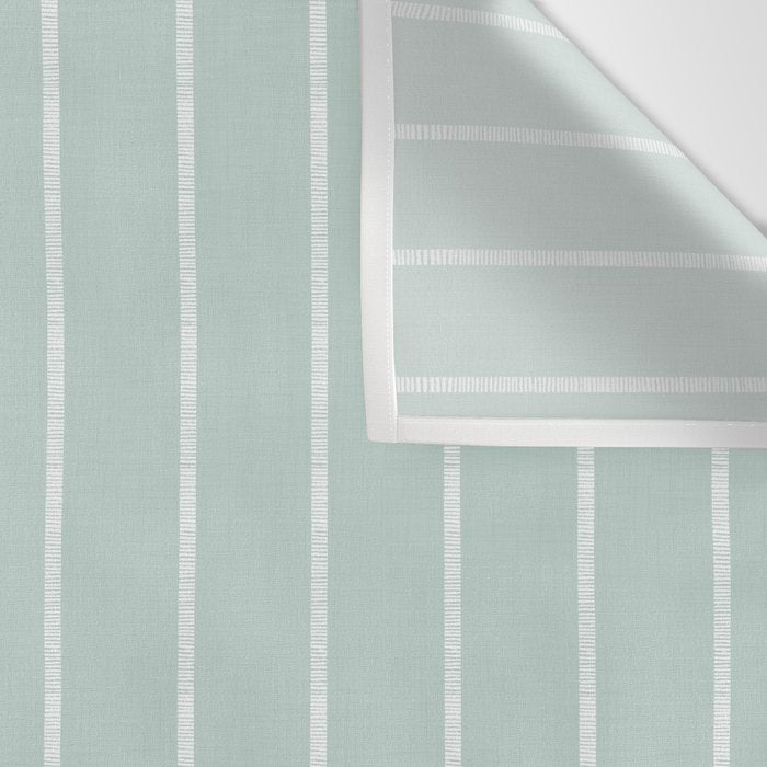 Modern Boho Serenity Stripes Soft Blue Wall Tapestry Gallery Image 3
