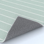Modern Boho Serenity Stripes Soft Blue Rug Gallery Image 4