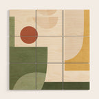 Abstract Art / Shapes 34 Wood Wall Art Gallery Image 1