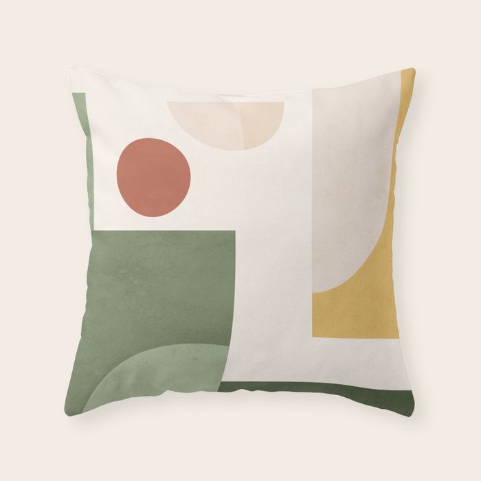 Abstract Art / Shapes 34 Throw Pillow Gallery Image 6
