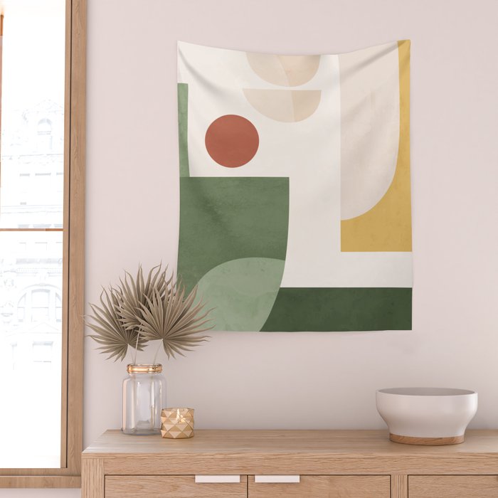 Abstract Art / Shapes 34 Wall Tapestry Gallery Image 2