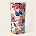 Sunflowers - Sunset Palette Travel Mug Gallery Image 1