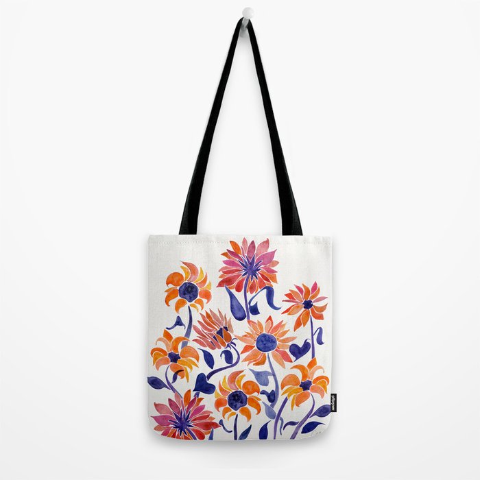 Sunflowers - Sunset Palette Tote Bag Gallery Image 2