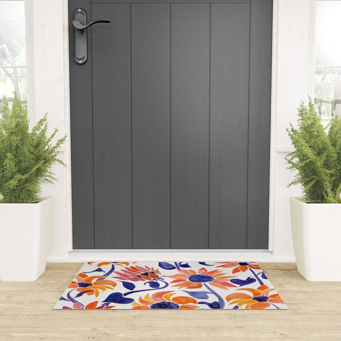 Sunflowers - Sunset Palette Welcome Mat Gallery Image 3