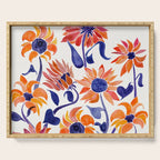 Sunflowers - Sunset Palette Serving Tray Gallery Image 1