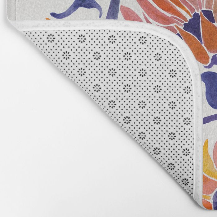 Sunflowers - Sunset Palette Bath Mat Gallery Image 2