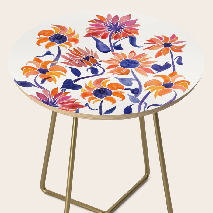 Sunflowers - Sunset Palette Side Table Gallery Image 2