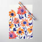 Sunflowers - Sunset Palette Wrapping Paper Gallery Image 1