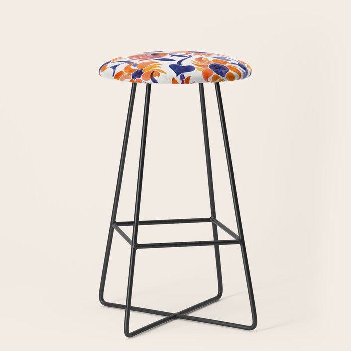 Sunflowers - Sunset Palette Stool Gallery Image 1
