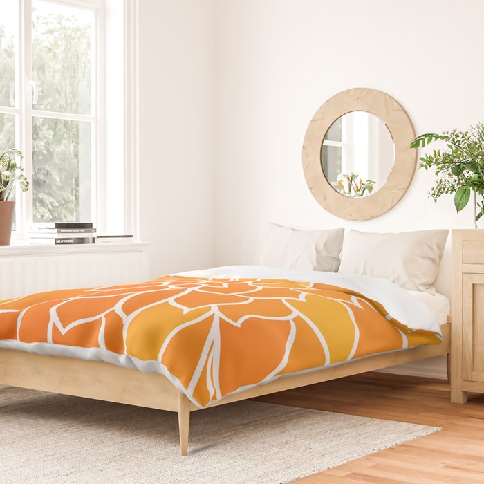 Floral Sunshine Flowery Art Duvet Cover Gallery Image 2