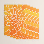 Floral Sunshine Flowery Art Wrapping Paper Gallery Image 3