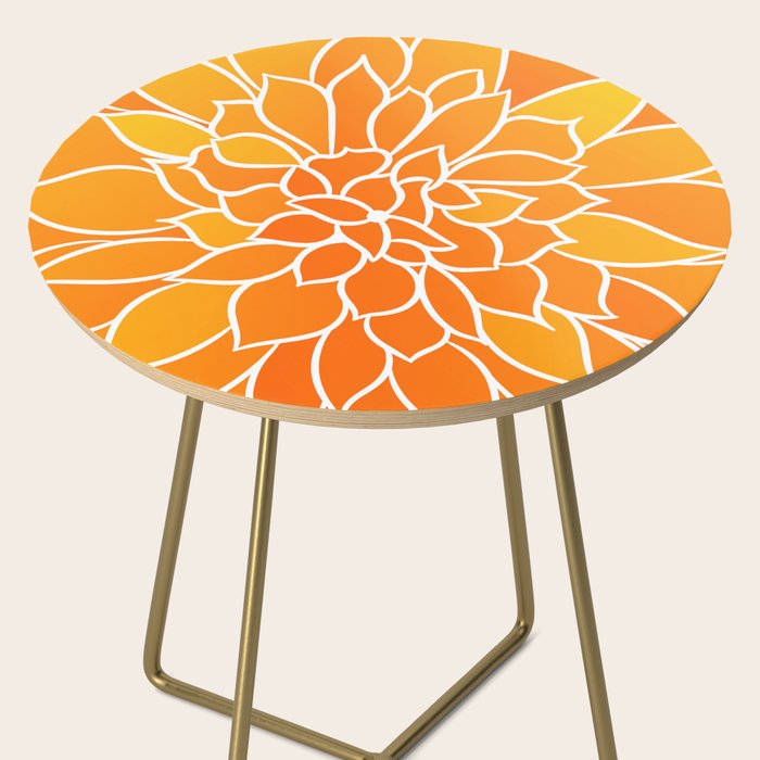 Floral Sunshine Flowery Art Side Table Gallery Image 2