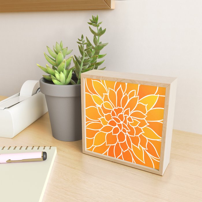 Floral Sunshine Flowery Art Mini Art Print Gallery Image 2