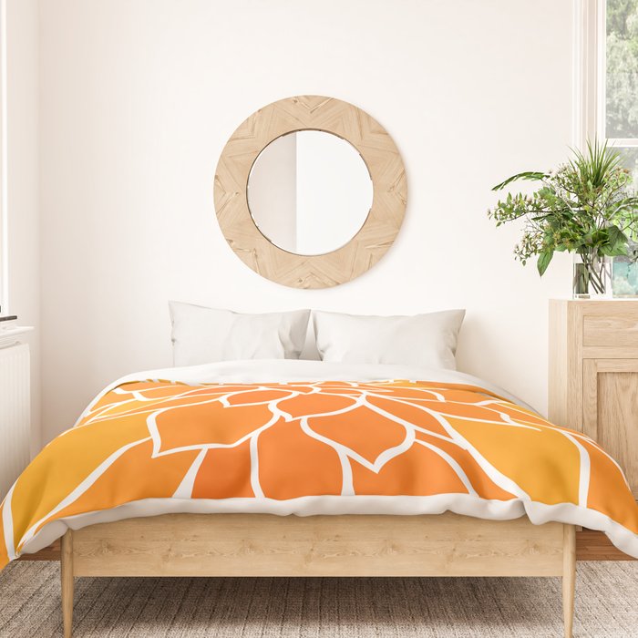 Floral Sunshine Flowery Art Duvet Cover Gallery Image 3