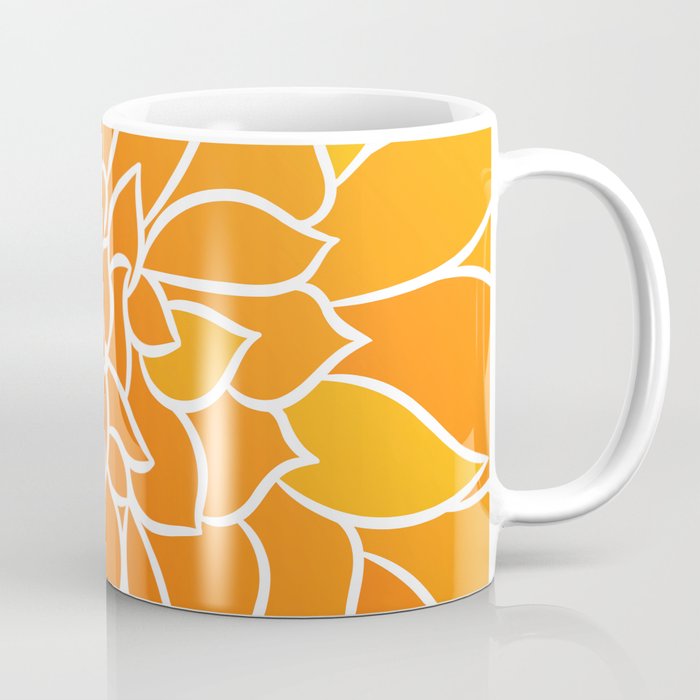 Floral Sunshine Flowery Art Coffee Mug Gallery Image 1