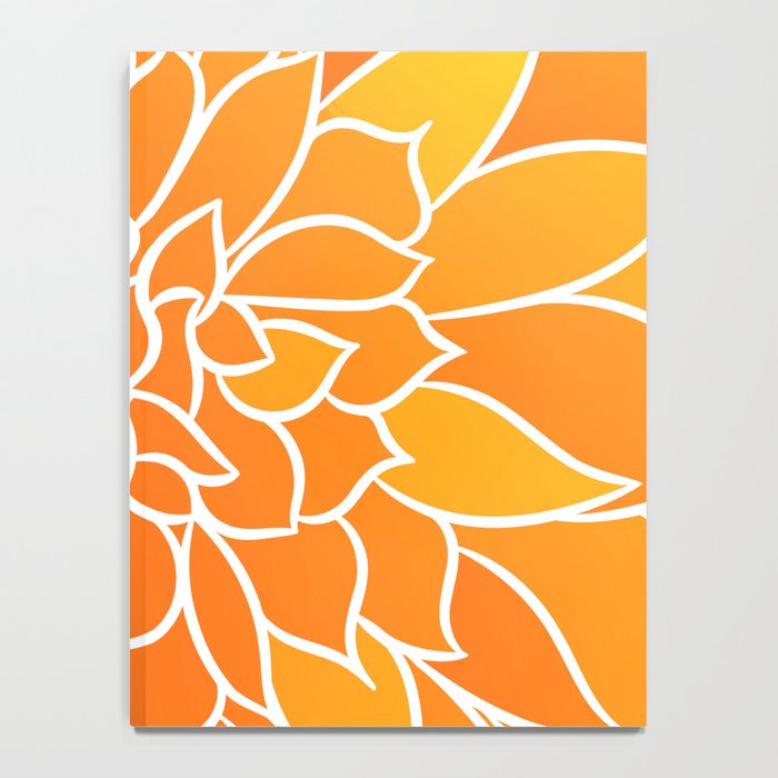 Floral Sunshine Flowery Art Notebook Gallery Image 4