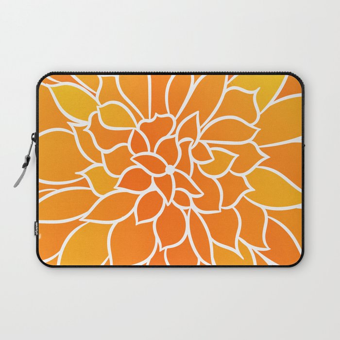 Floral Sunshine Flowery Art Laptop Sleeve Gallery Image 1