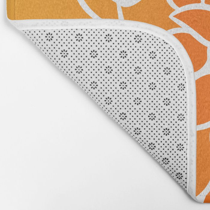 Floral Sunshine Flowery Art Bath Mat Gallery Image 2