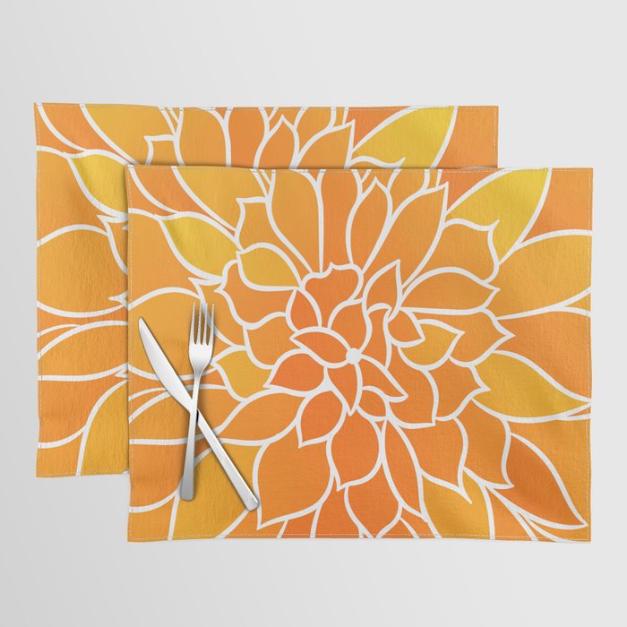 Floral Sunshine Flowery Art Placemat Gallery Image 1