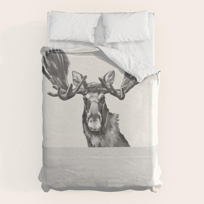 Vintage Moose in Bathtub Duvet Cover Gallery Image 6