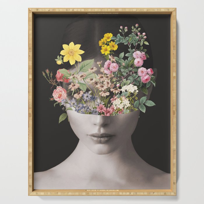 Floral beauty 15 Serving Tray Gallery Image 1