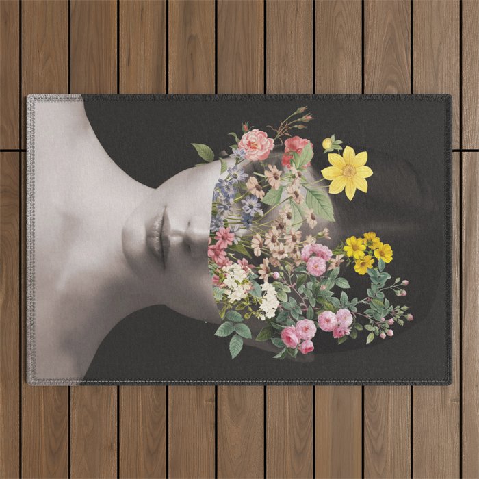 Floral beauty 15 Outdoor Rug Gallery Image 1