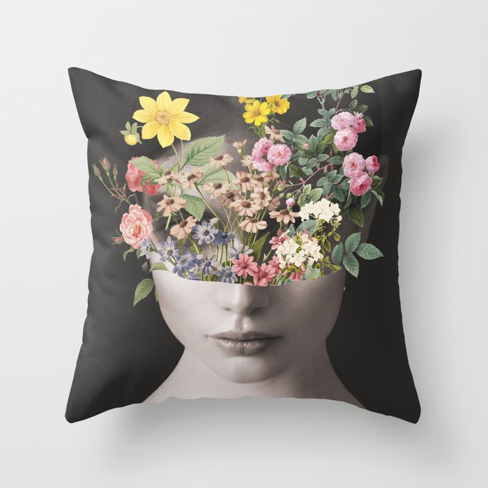 Floral beauty 15 Throw Pillow Gallery Image 1