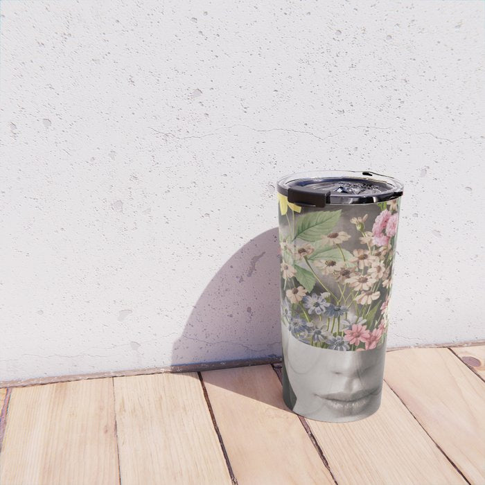 Floral beauty 15 Travel Mug Gallery Image 4